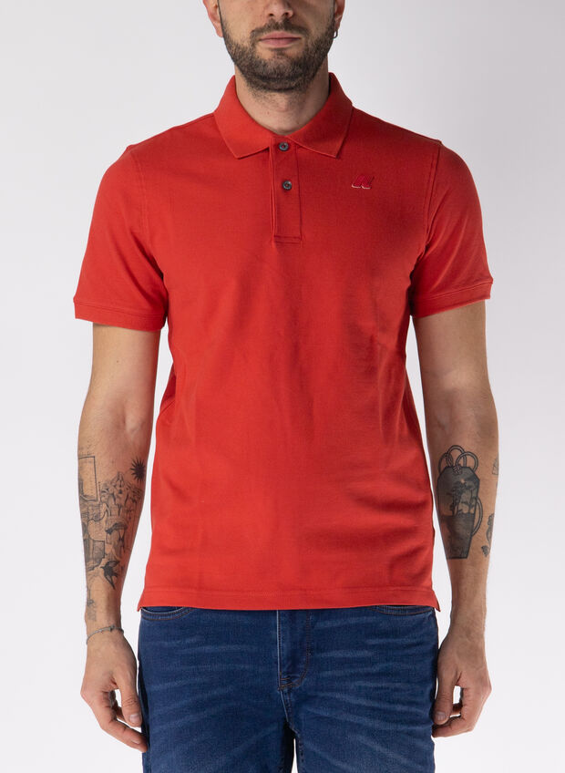 POLO PIQUET AMEDEE, 703 RED JASPER, large