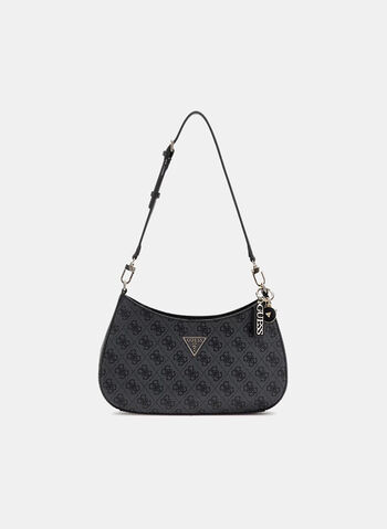 BORSA A SPALLA NOELLE 4G LOGO, CLO BLK, small