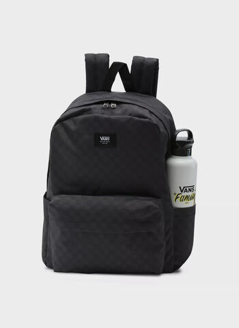 ZAINO BIG LOGO OLD SKOOL CHECK UNISEX, BLKGREY, small