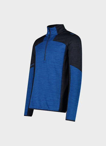 PILE STRETCH PERFORMANCE GRID TECH MELANGE, L834 ZAFFIRO, small