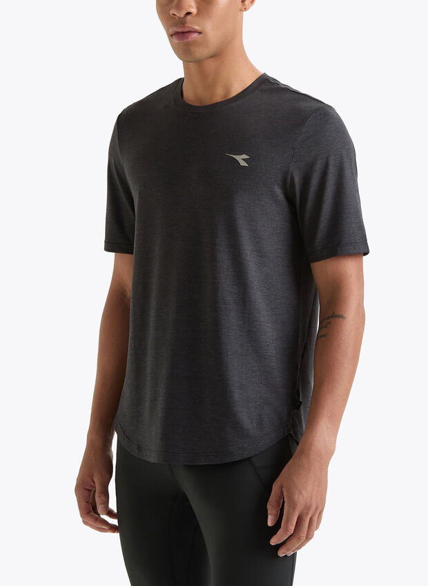 MAGLIA GIROCOLLO CON LOGO, 80013 BLKMELANGE, large