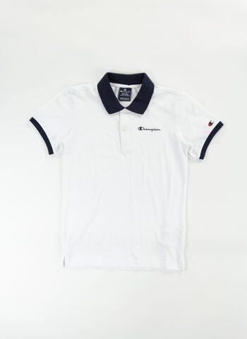 POLO PIQUET CLASSIC RAGAZZO, WW001 WHT, small