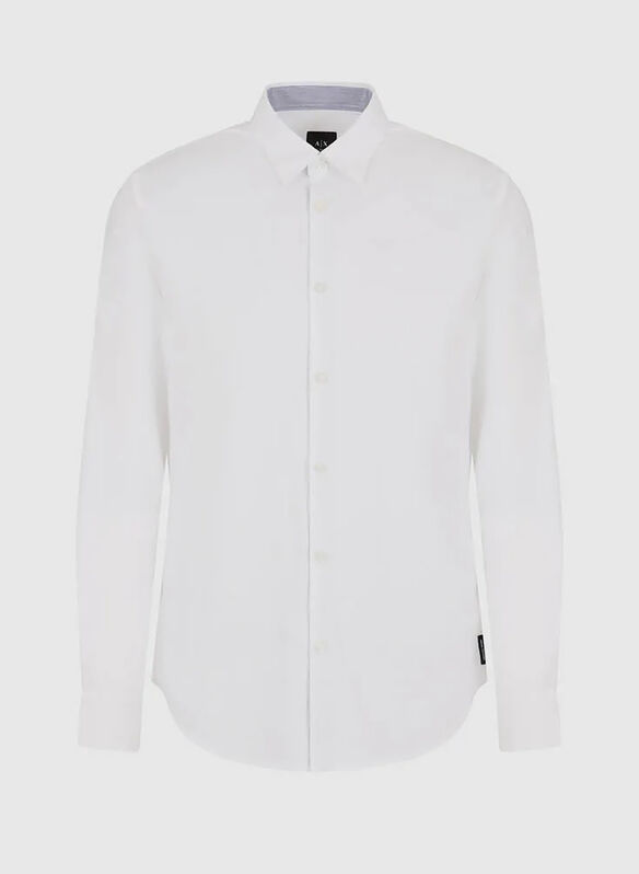 CAMICIA OXFORD, 0130 WHT, medium