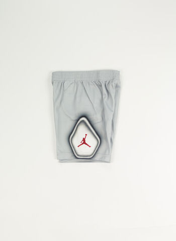 COMPLETO T-SHIRT + SHORT JORDAN AIR HEAT MAP BAMBINO, G3A GREY RED, small
