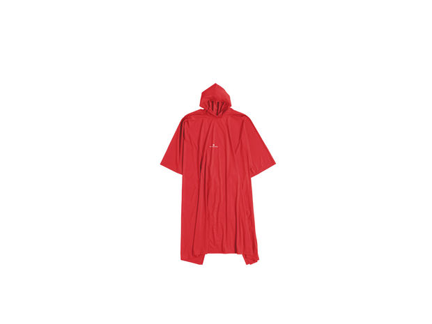IMPERMEABILE PONCHO PVC JUNIOR, RED, large