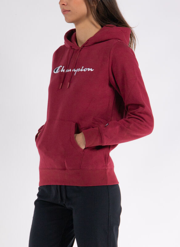 FELPA CON CAPPUCCIO, RS508 BORDEAUX, medium