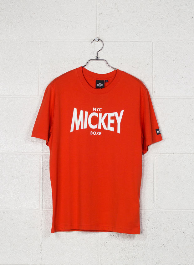 T-SHIRT CLASSIC MIKE LOGO, RED, large