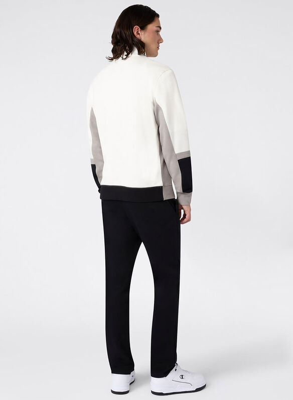 TUTA LEGGERA FULL ZIP, ES035 PANNAGREYBLK, medium