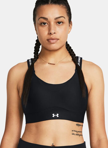 REGGISENO SPORTIVO UA INFINITY HIGHT, 0001 BLK, small