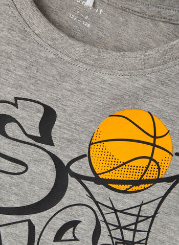 T-SHIRT JAC LAKERS, GREY MELANGE, small