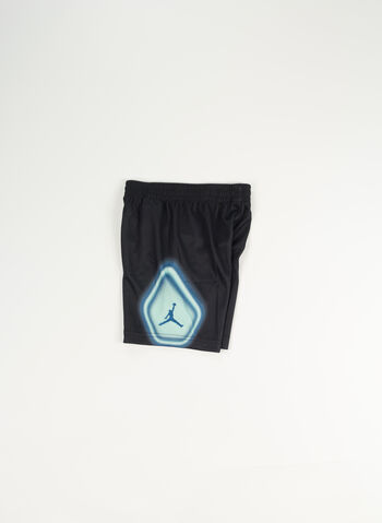 COMPLETO T-SHIRT + SHORT JORDAN AIR HEAT MAP BAMBINO, 023 BLK, small