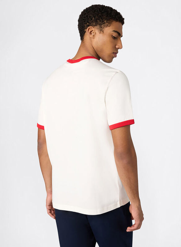 T-SHIRT RINGER CON GRAFICA, YS084 PANNARED, medium