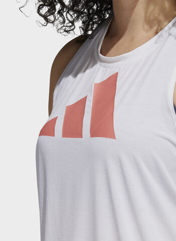 CANOTTA 3-STRIPES LOGO PRIMEGREEN, UNI WHTPINK, small