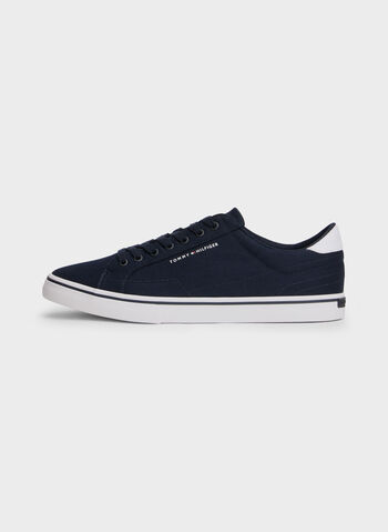 SCARPA IN TELA CON LOGO IN RILIEVO, DW5 NVY, small
