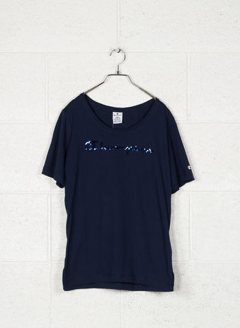 T-SHIRT LADY LOGO, BS503NVY, small