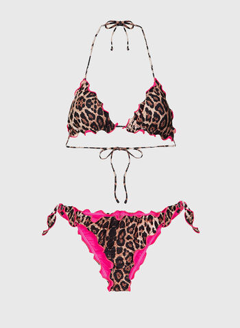 COSTUME BIKINI TRIANGOLO ANIMALIER, , small