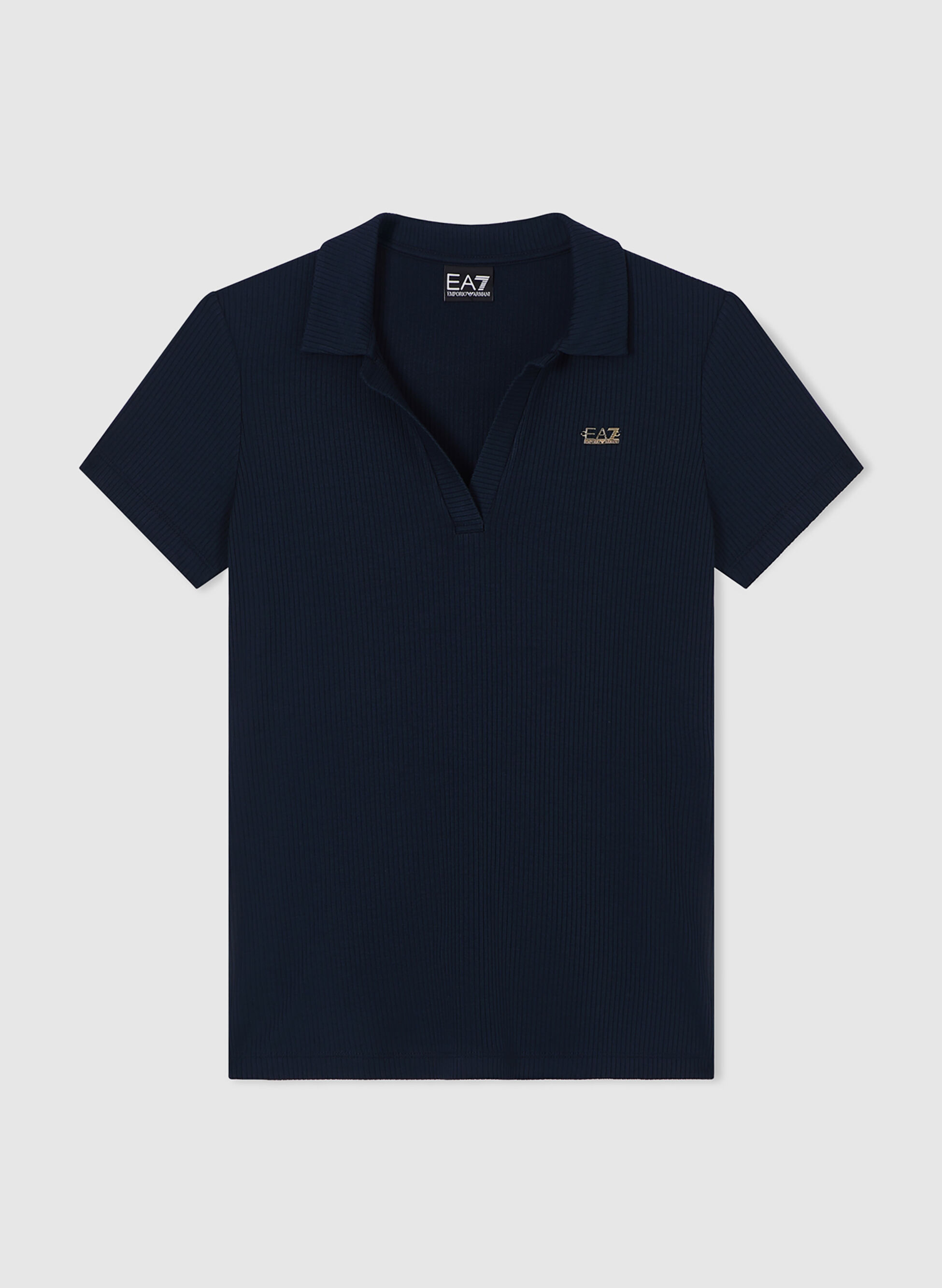 POLO IN JERSEY DI VISCOSA STRETCH L