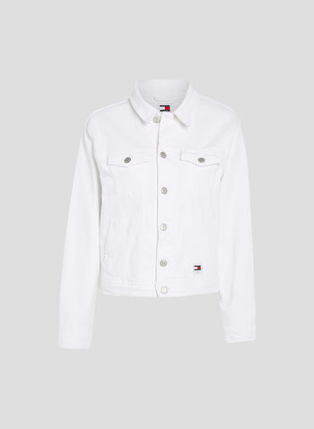 GIACCA TRUCKER MOM CLASSICS IN DENIM, 1CE WHT, small