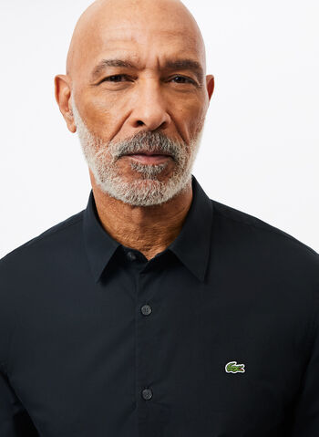 CAMICIA PINPOINT SLIM, 031 BLK, small