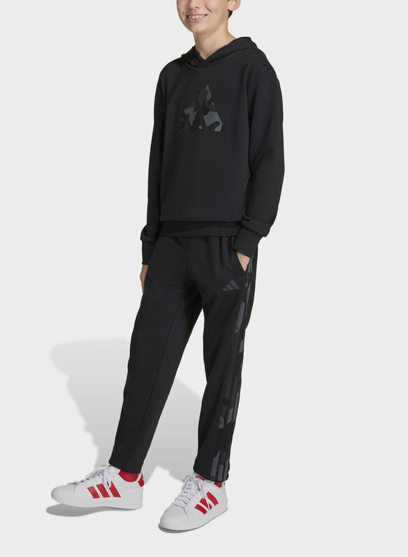 TUTA CAMO CON CAPPUCCIO RAGAZZO, - BLK, medium