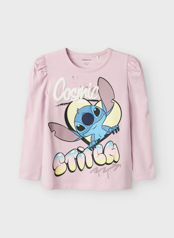 T-SHIRT STITCH BAMBINA, ORCHID, small