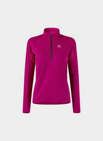 MAGLIA HALF ZIP THERMIC 4, 595 595 ROSE, small