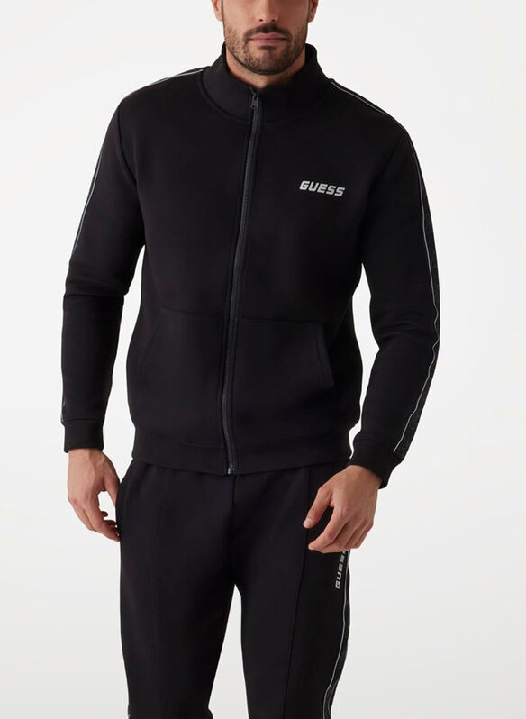 FELPA FULL ZIP ACTIVE 4G BANDINA, JBLK BLK, medium