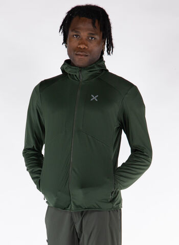 FELPA FULL ZIP KRISTALL, 49 OLIVE, small