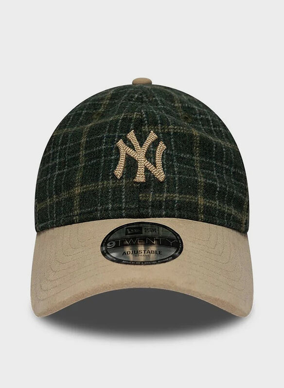 CAPPELLO NYY MIX CHECK 9TWENTY, - GREENBEIGE, medium