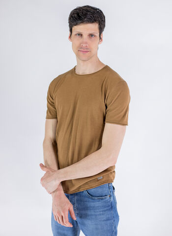 T-SHIRT IN MAGLIA, 0247 TABACCO, small