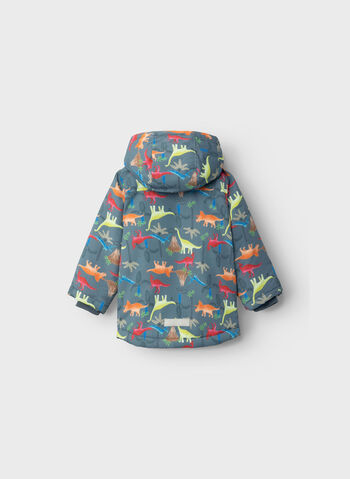 GIUBBOTTO MAX STAMPA DINOSAURO BAMBINO, BERING SEA NVY DENIM, small