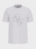 T-SHIRT CON LOGO STAMPATO, G011 WHT, thumb