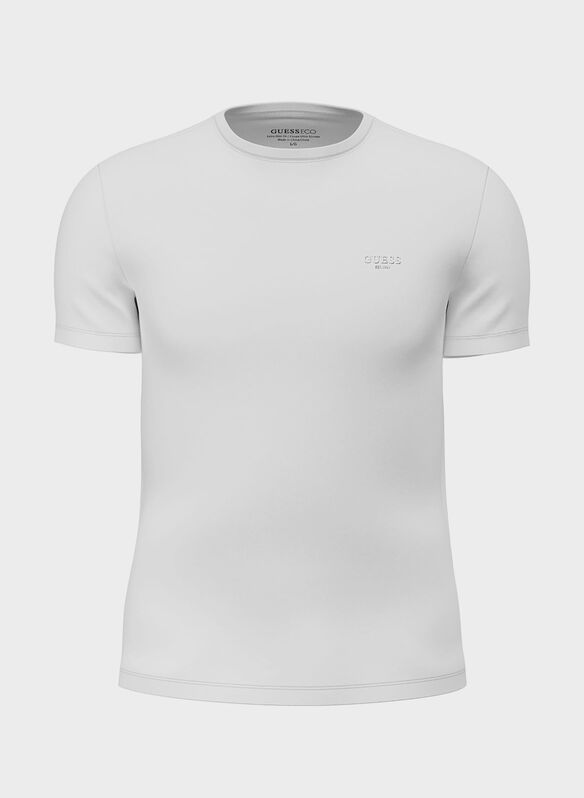 T-SHIRT MICRO LOGO, G011 WHT, medium