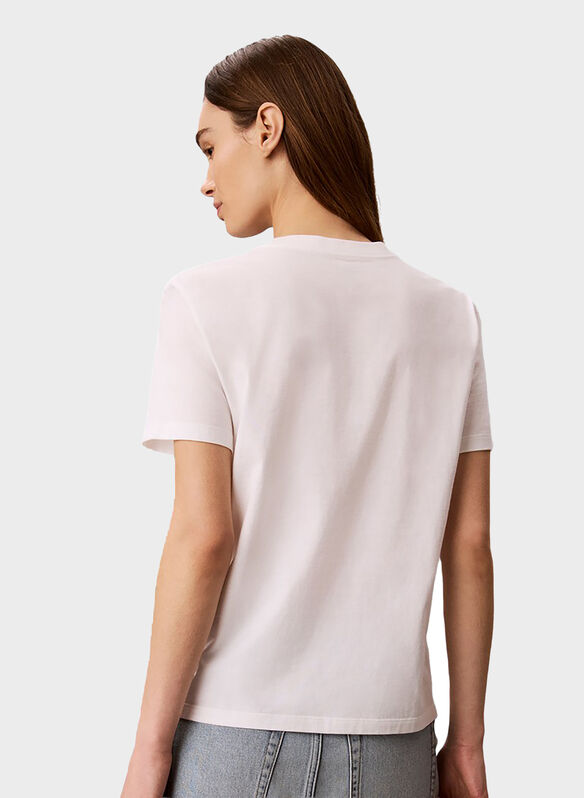T-SHIRT LOGO CLASSIC GOMMATO, YAF WHT, medium