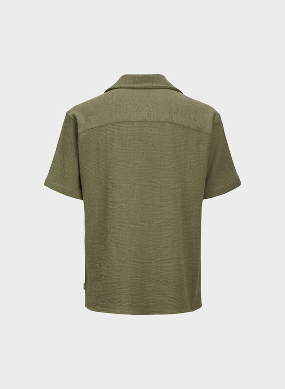 CAMICIA HAWAIANO RELAXED FIT, DUSTY GREEN, medium