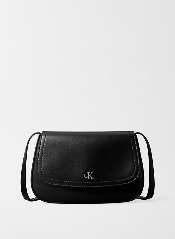 BORSA PER FOTOCAMERA CON ALETTA E MONOGRAMMA, UB1 BLK, medium