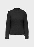 MAGLIONE LULU PELOSO, BLACK, thumb