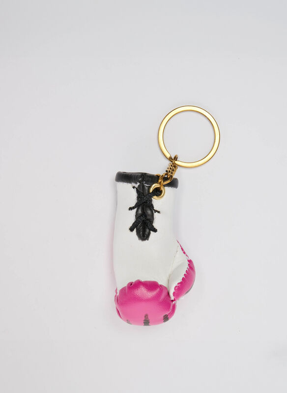 PORTACHIAVI GUANTINO LEONE X IUTER, 19 FUXIA, medium