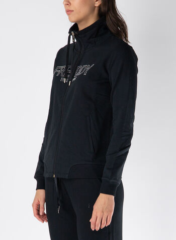 FELPA EVO FZ SENZA CAPPUCCIO, N BLK, small
