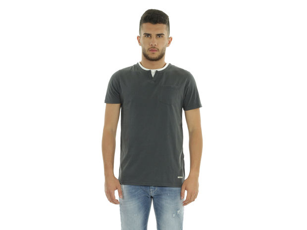 T-SHIRT DOPPIO COLLO , , large