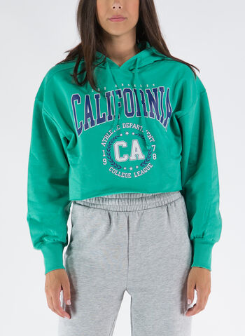 FELPA ZOEY CROP, MARINE GREEN, small