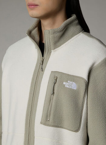 FELPA FULL ZIP IN PILE YUMIORI, WHT DUNE, small