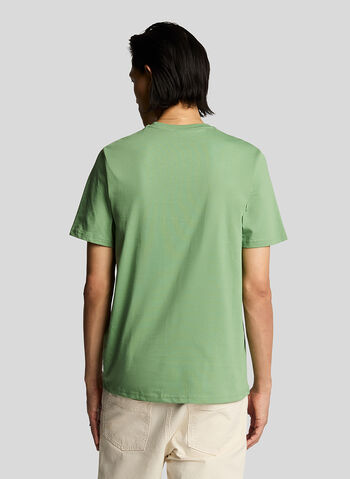T-SHIRT PLAIN, X576 SMOKE GREEN, small