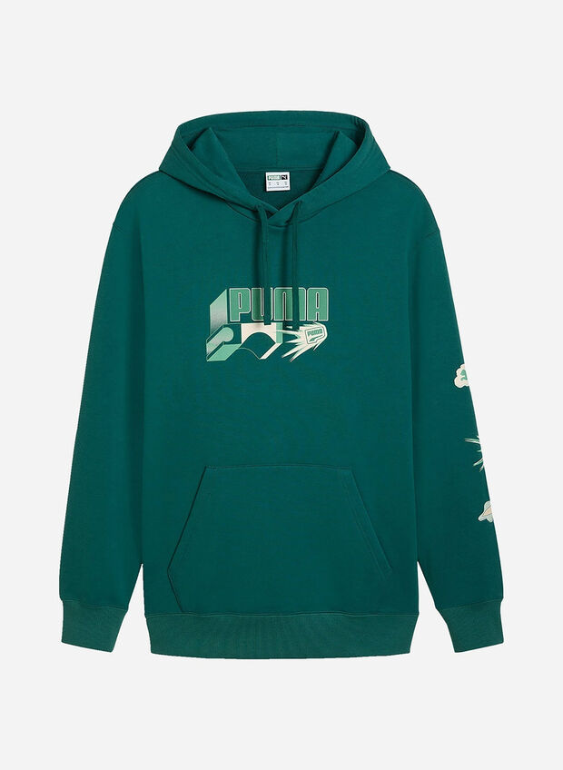 FELPA CLASS BRAND LOVE, 22 COLDGREEN, large