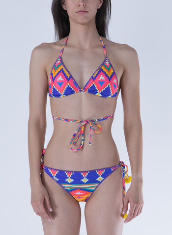 COSTUME BIKINI FANT ETNICA DOPPIO LACCIO, 019 BLUETTE, small