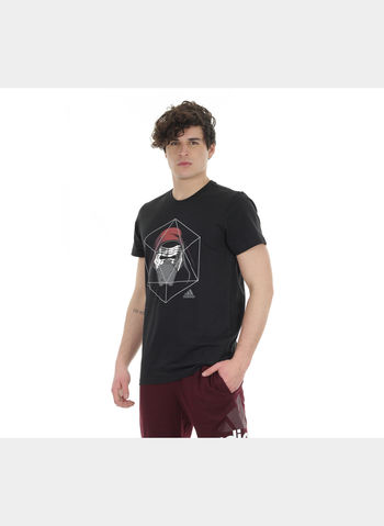 T-SHIRT KYLO REN GRAPHIC , BLK, small