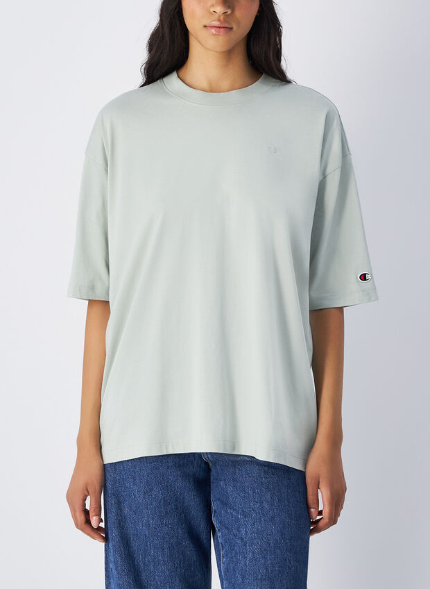 T-SHIRT ICON TONAL OVERSIZE, GS129 SALVIA, large