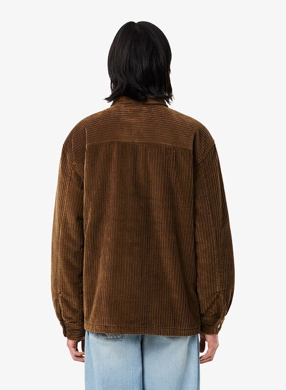GIACCA OVERSHIRT VELLUTO, DPD TABACCO, medium