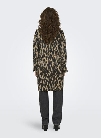 CAPPOTTO VALBORG ANIMALIER, BLACK, small