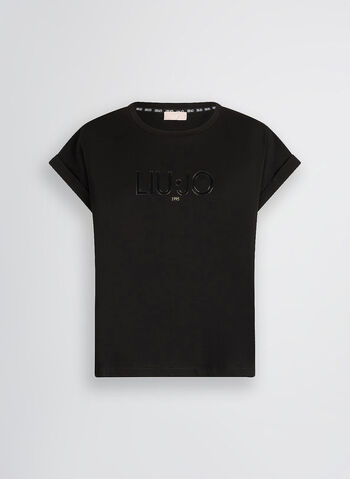 T-SHIRT LOGO, W9415 BLK, small